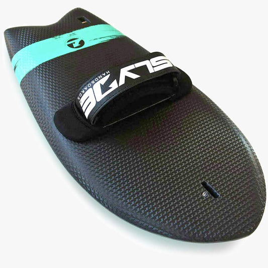 The Phish Titan Handboard for bodysurfing with Camera Insert and Hand Strap