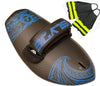 The Hawaiian Bula Blue - Black Tribal Handboard and DaFin Fins Package Deal (Combo)