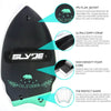 Wedge Californian Handboard For Bodysurfing With Camera Insert and Hand Strap