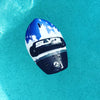 The ENOKA White, Blue, Black Bula Shorebreak Handboard with Camera insert and Hand Strap