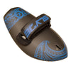The Hawaiian Bula NEW "BLUE" Tribal Shorebreak Handboard with Gopro Insert and Hand Strap.